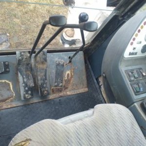 foto 12.5t kettenbagger gummi powertilt offset Bobcat 444