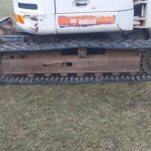 foto 12.5t kettenbagger gummi powertilt offset Bobcat 444