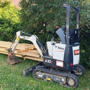 foto 1.1t/71-110cm minibagger +bohre Bobcat E10Z mikro ketten