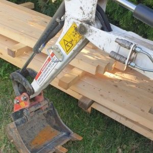 foto 1.1t/71-110cm minibagger +bohre Bobcat E10Z mikro ketten